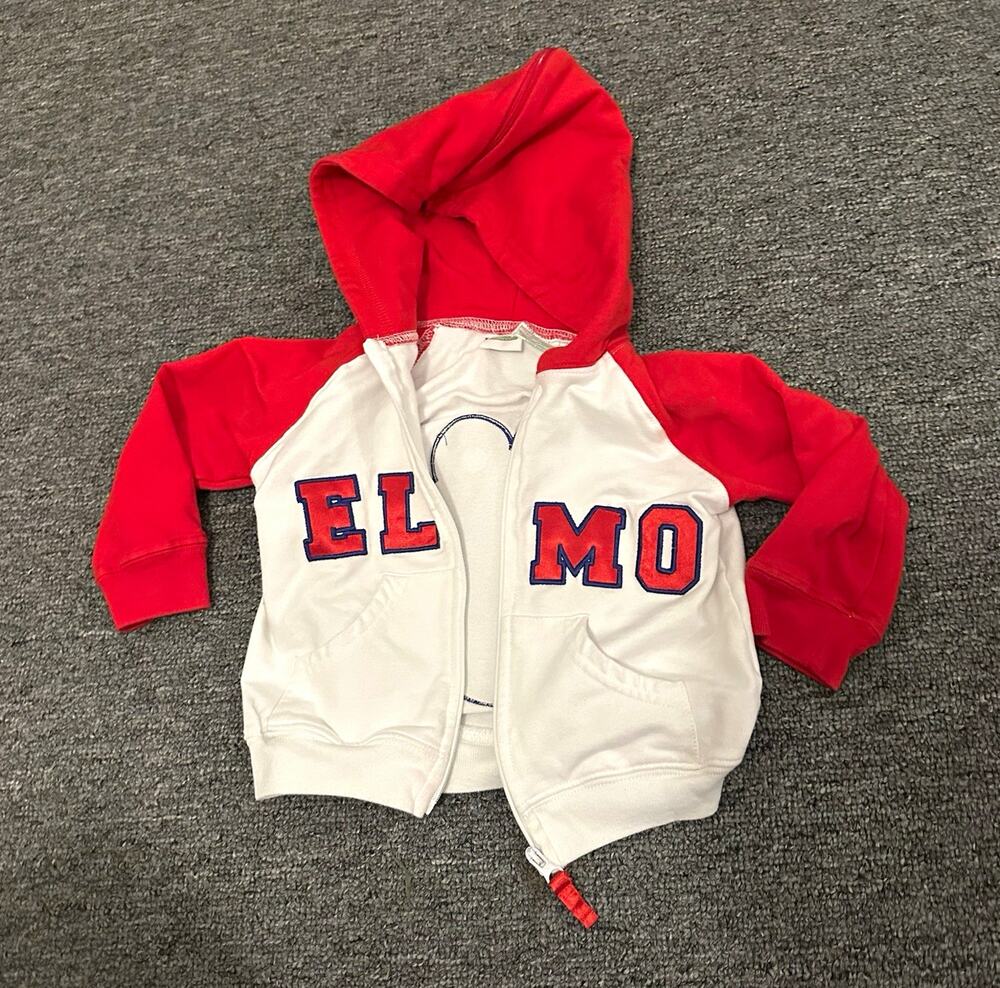 Vintage/Y2K Sesame Street - Elmo Jacket - Size 2T